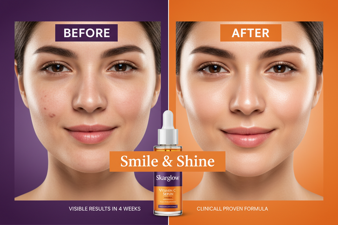 Perfect Morning Skincare Routine – SKARGLOW Vitamin C Serum Ke Saath Glowing Skin Paayein