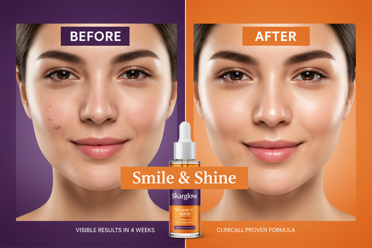 Perfect Morning Skincare Routine – SKARGLOW Vitamin C Serum Ke Saath Glowing Skin Paayein