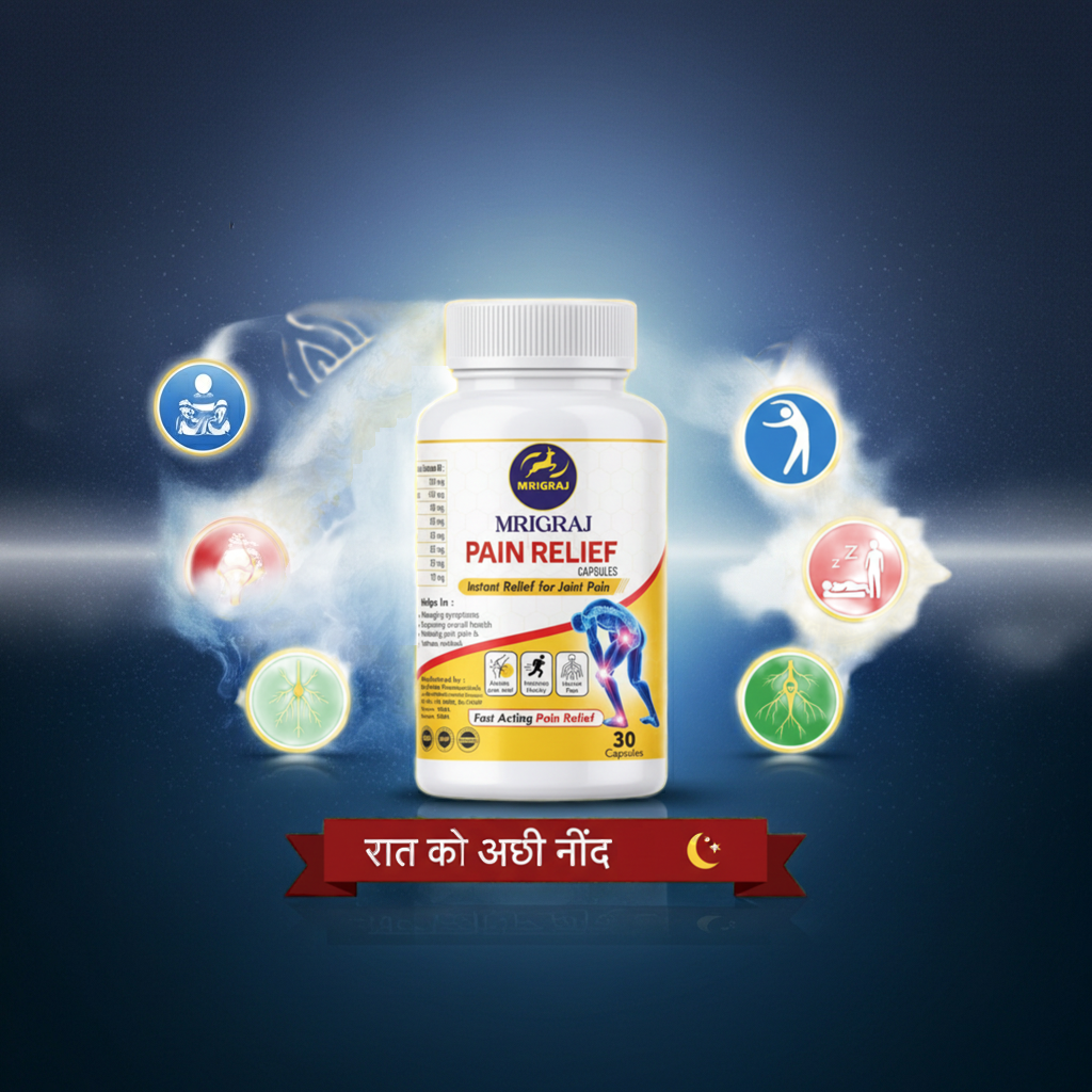 Mrigraj Ayurvedic Joint Support Capsule