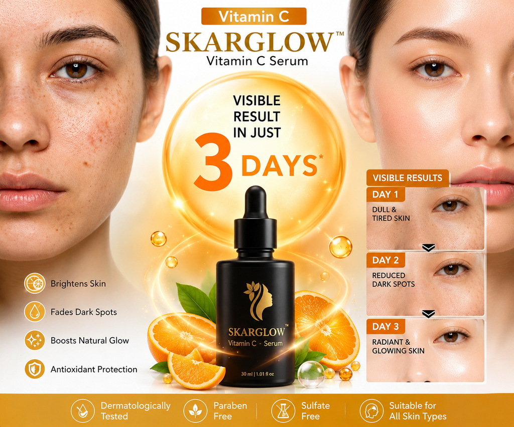 SKARGLOW  - 10% Vitamin C face serum - 30ml