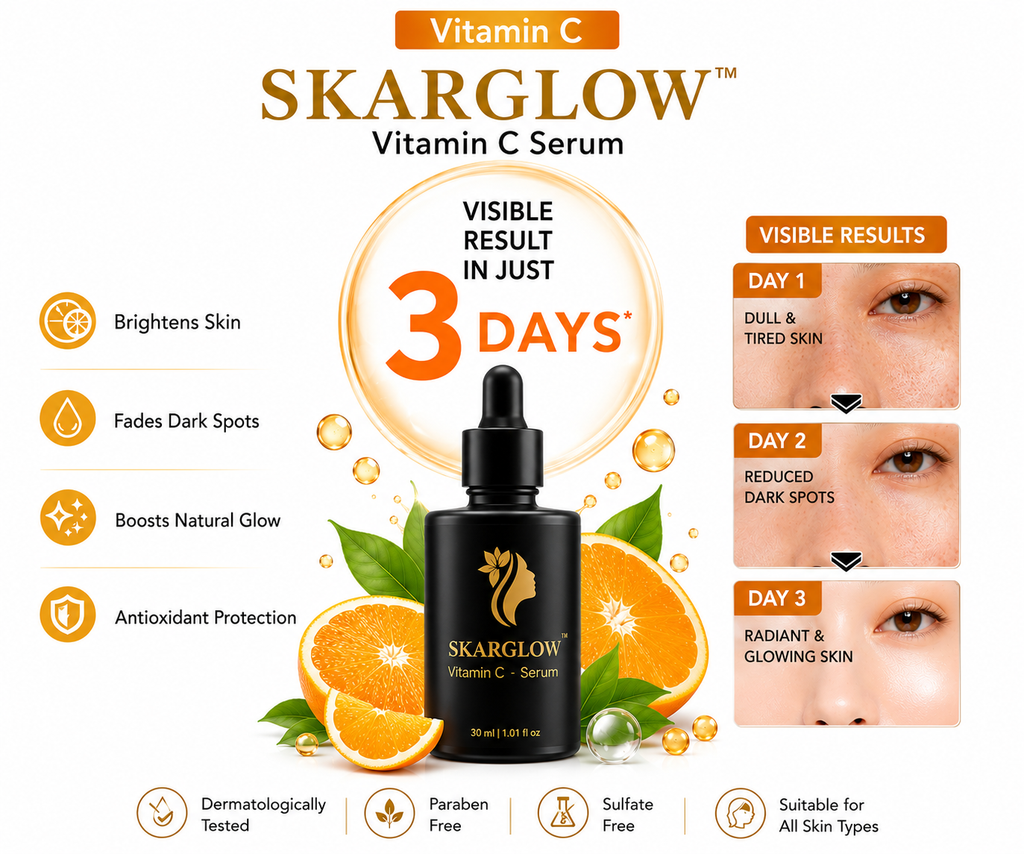 SKARGLOW  - 10% Vitamin C face serum - 30ml