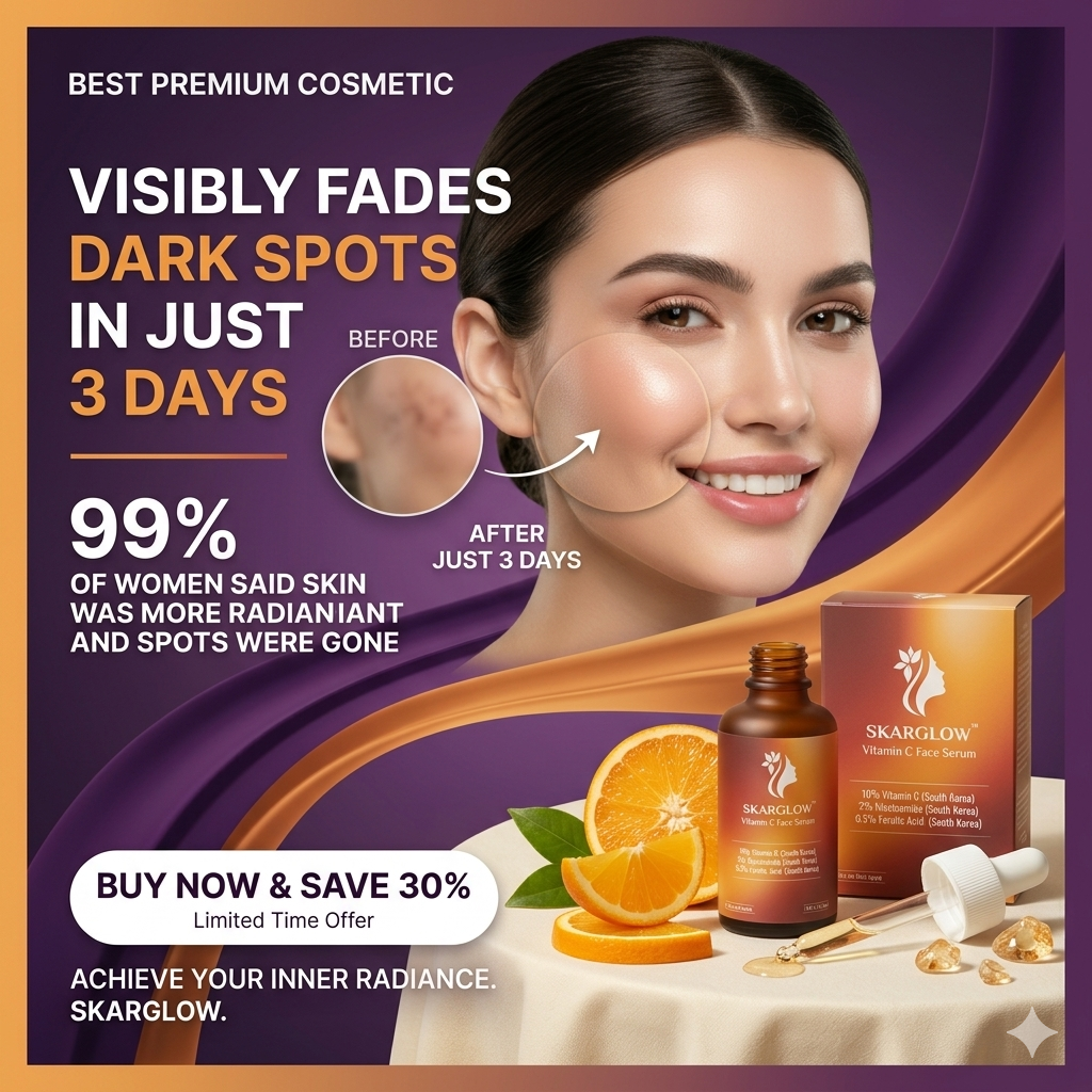 SKARGLOW  - 10% Vitamin C face serum - 30ml