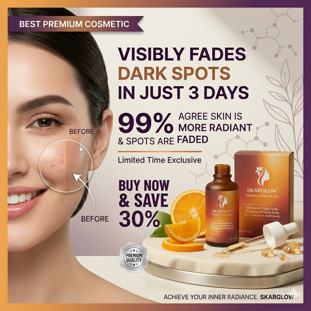 SKARGLOW  - 10% Vitamin C face serum - 30ml