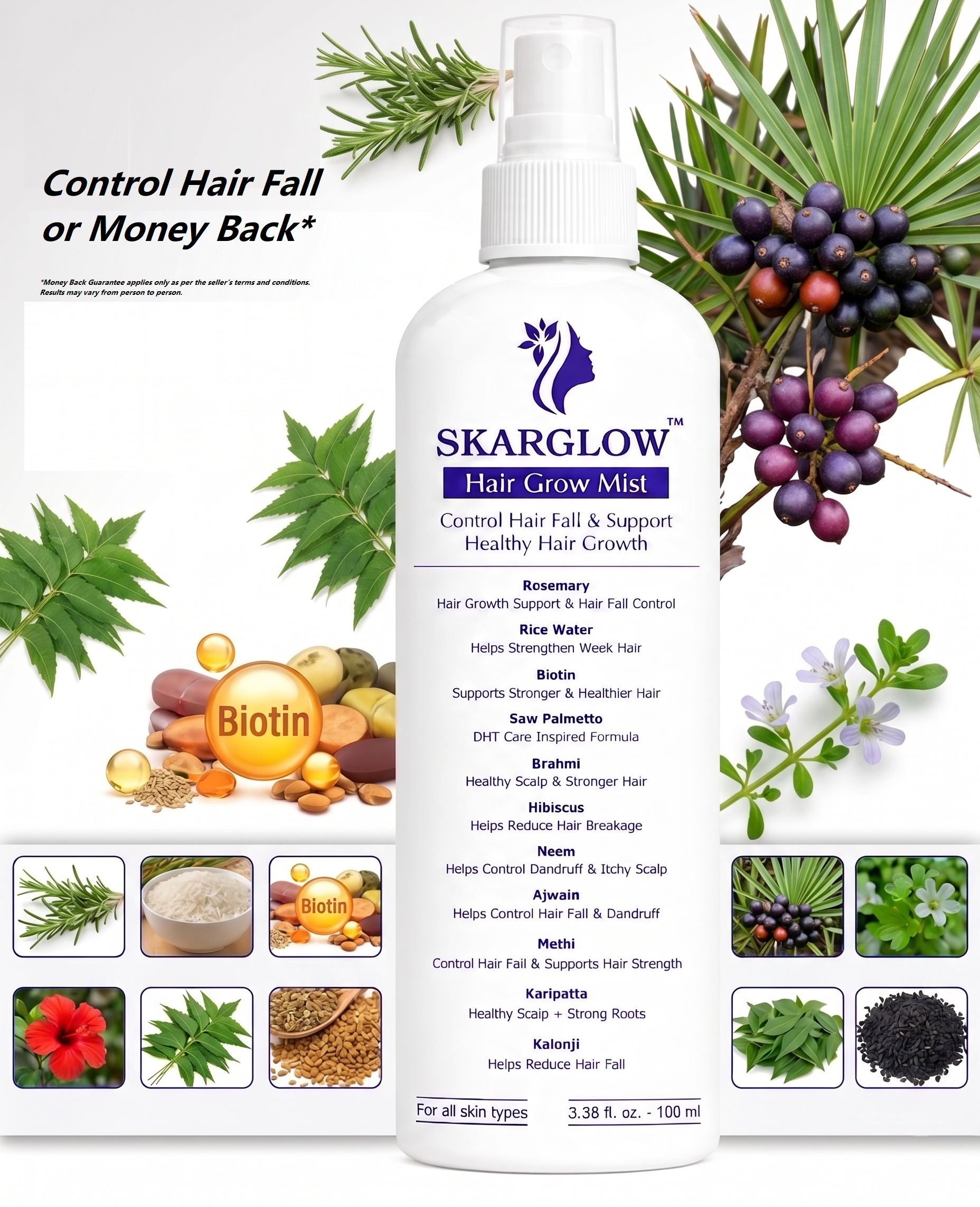 Skarglow Hair Grow Spray