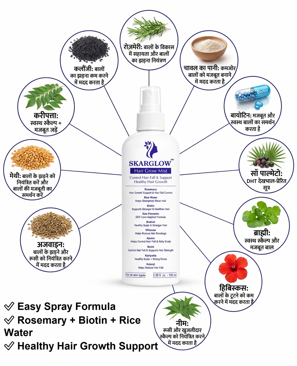 Skarglow Hair Grow Spray