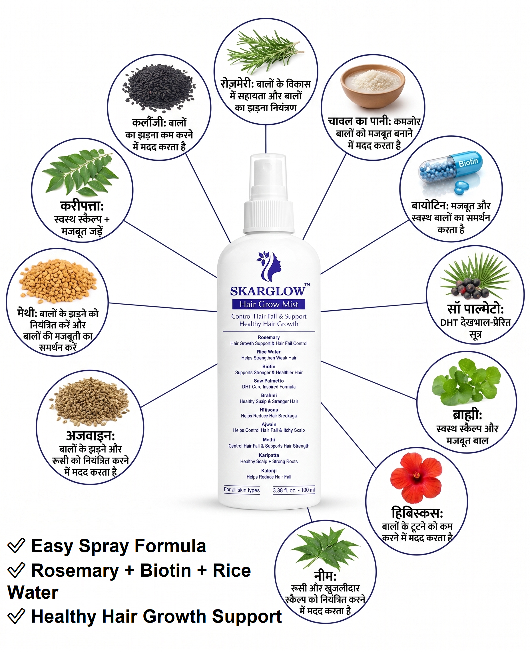 Skarglow Hair Grow Spray