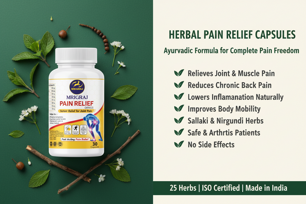 Mrigraj Ayurvedic Joint Support Capsule