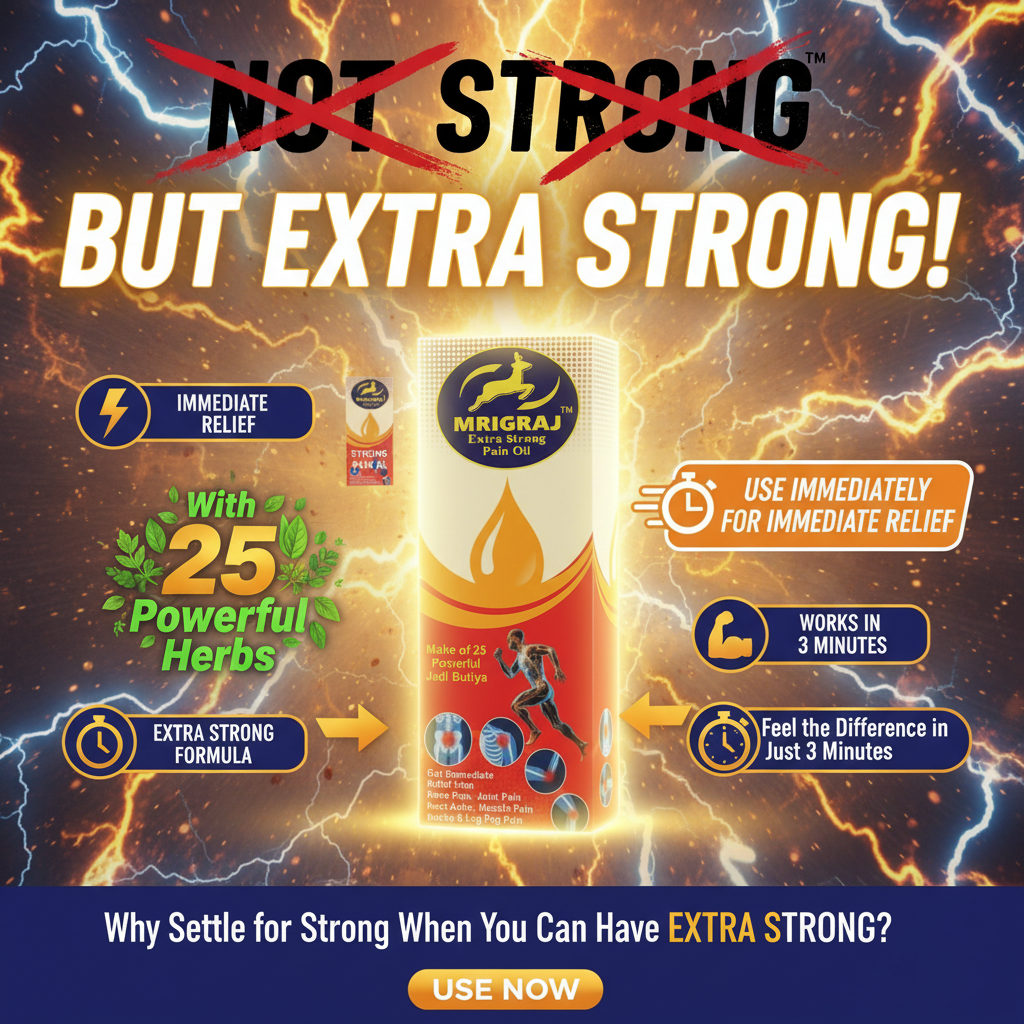 Mrigraj Ayurvedic Pain Relief Capsule – Instant Joint & Muscle Relief