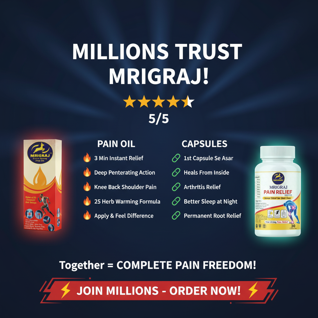 Mrigraj Oil + Capsule Ayurvedic Wellness AM-PM Combo