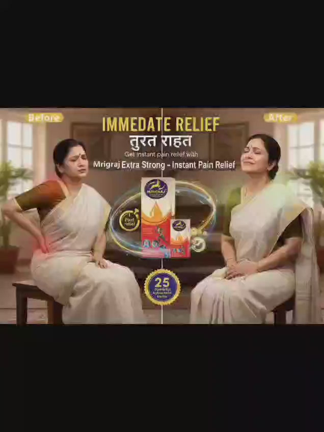 Mrigraj Ayurvedic Pain Relief Capsule – Instant Joint & Muscle Relief