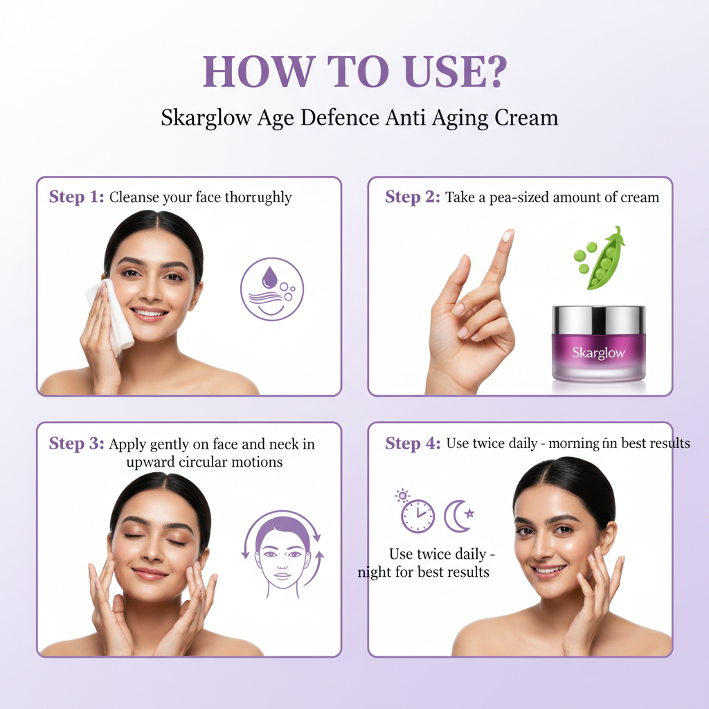 SKARGLOW Age Defence Anti-Aging Cream - 50g