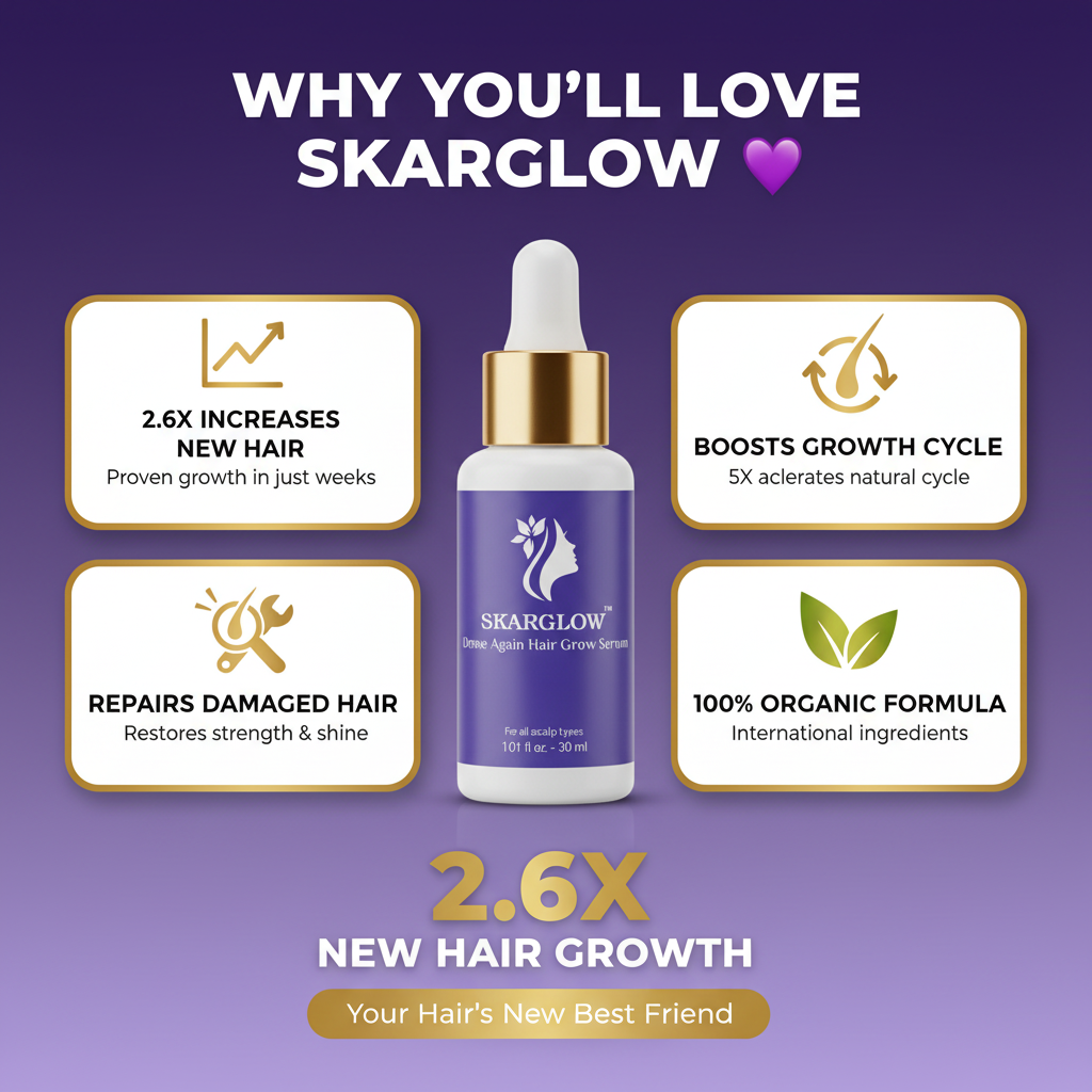 SKARGLOW Dense Again Hair Growth Serum - 30ml