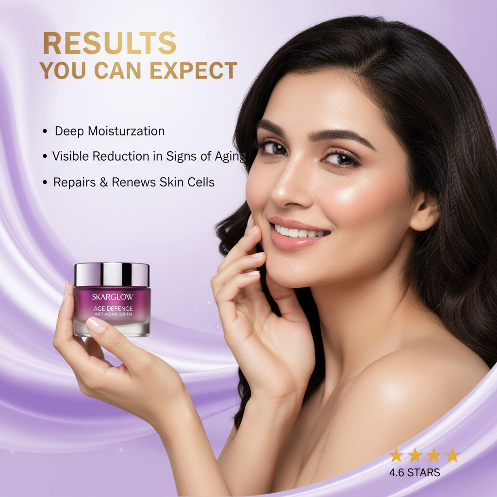 SKARGLOW Age Defence Anti-Aging Cream - 50g