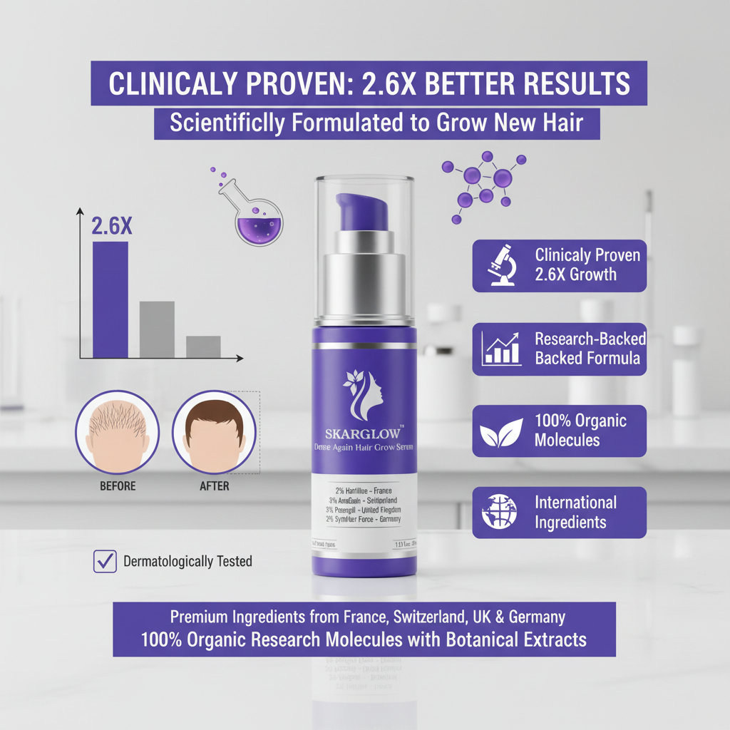 SKARGLOW Dense Again Hair Growth Serum - 30ml